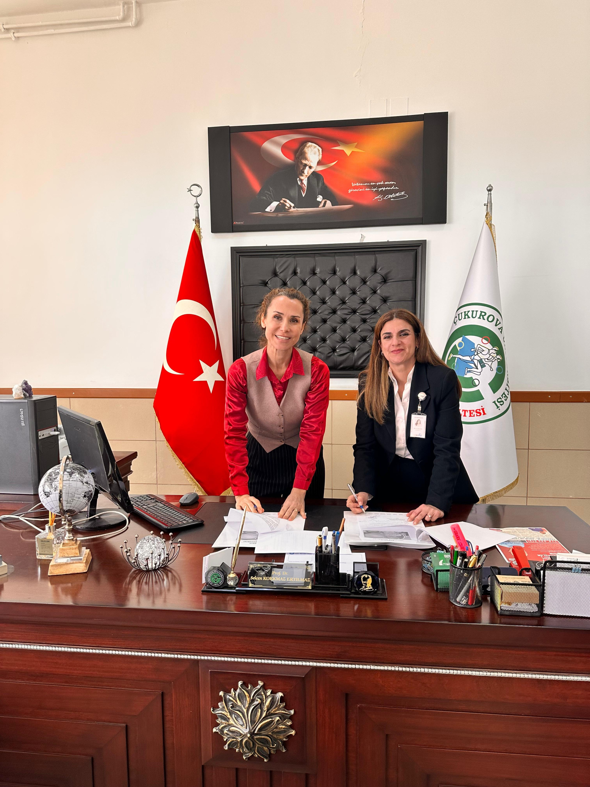 Çukurova Üniversitesi Spor Bilimleri Fakültesi ve Lösev Lösemili Çocuklar Sağlık ve Eğitim Vakfı arasında iş birliği protokolü imzalandı.